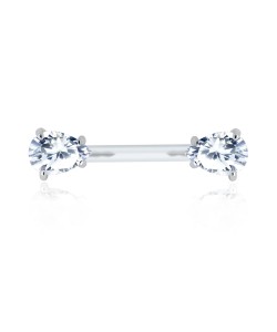 Pear Shaped CZ Intimate Piercing INT-02